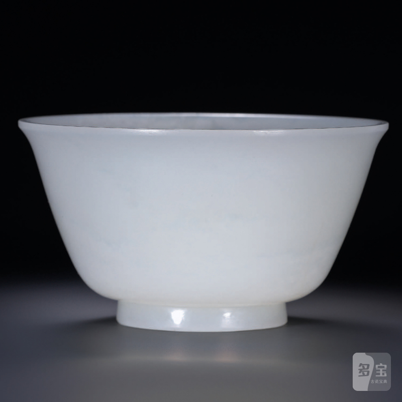清中期 白玉碗